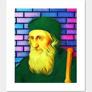 John Wycliffe Colourful Portrait | John Wycliffe Artwork 7 Posters and Art